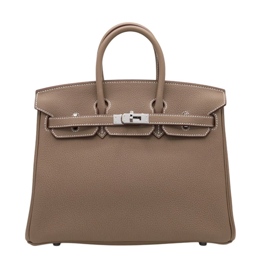 バーキン25　トゴ　エトゥープ　SS　Ｗ刻印