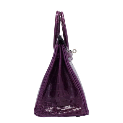 Birkin 25 尼罗紫水晶 SS XStamp