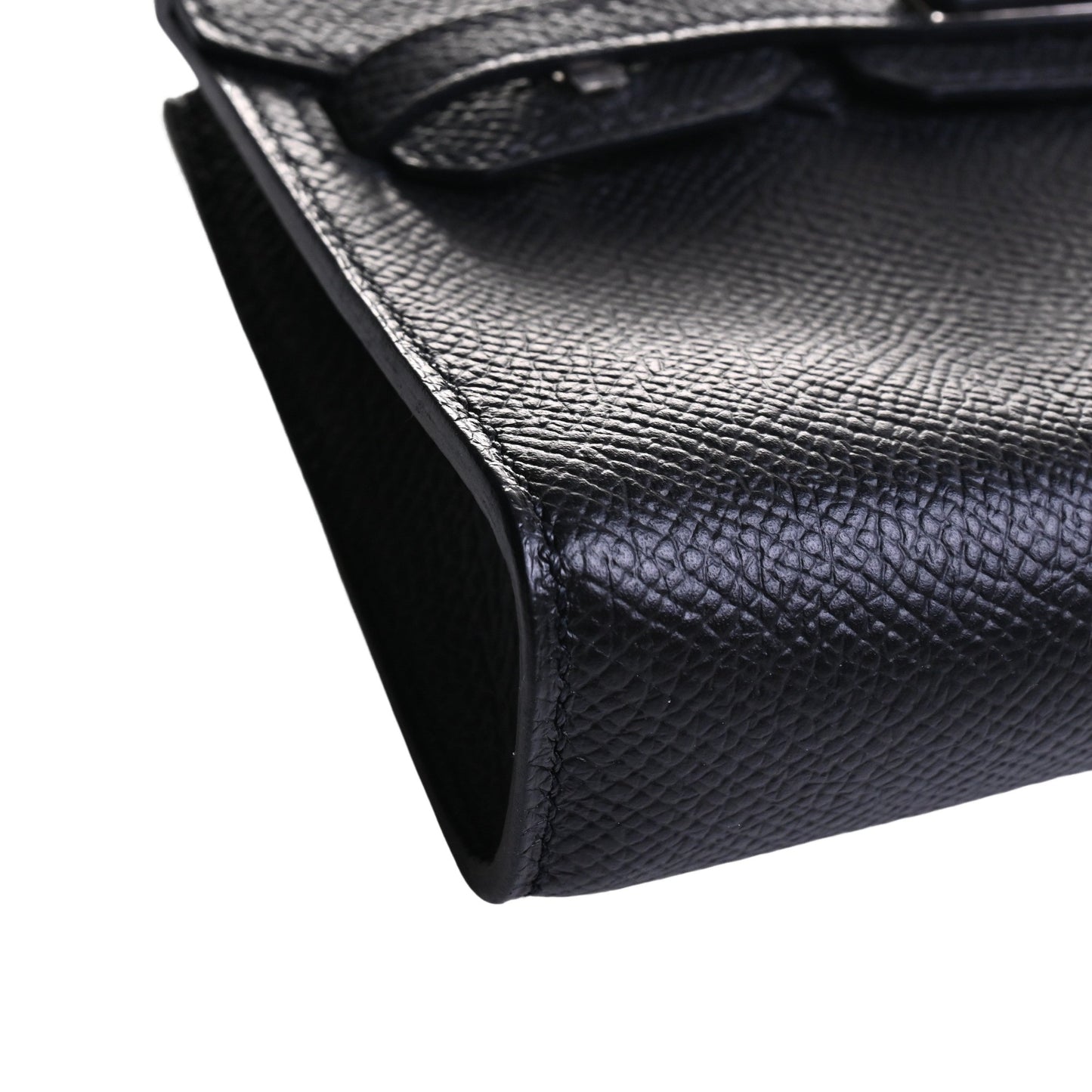 バーキンタイニー　ヴォーエプソン　ブラック　SS　□O刻印