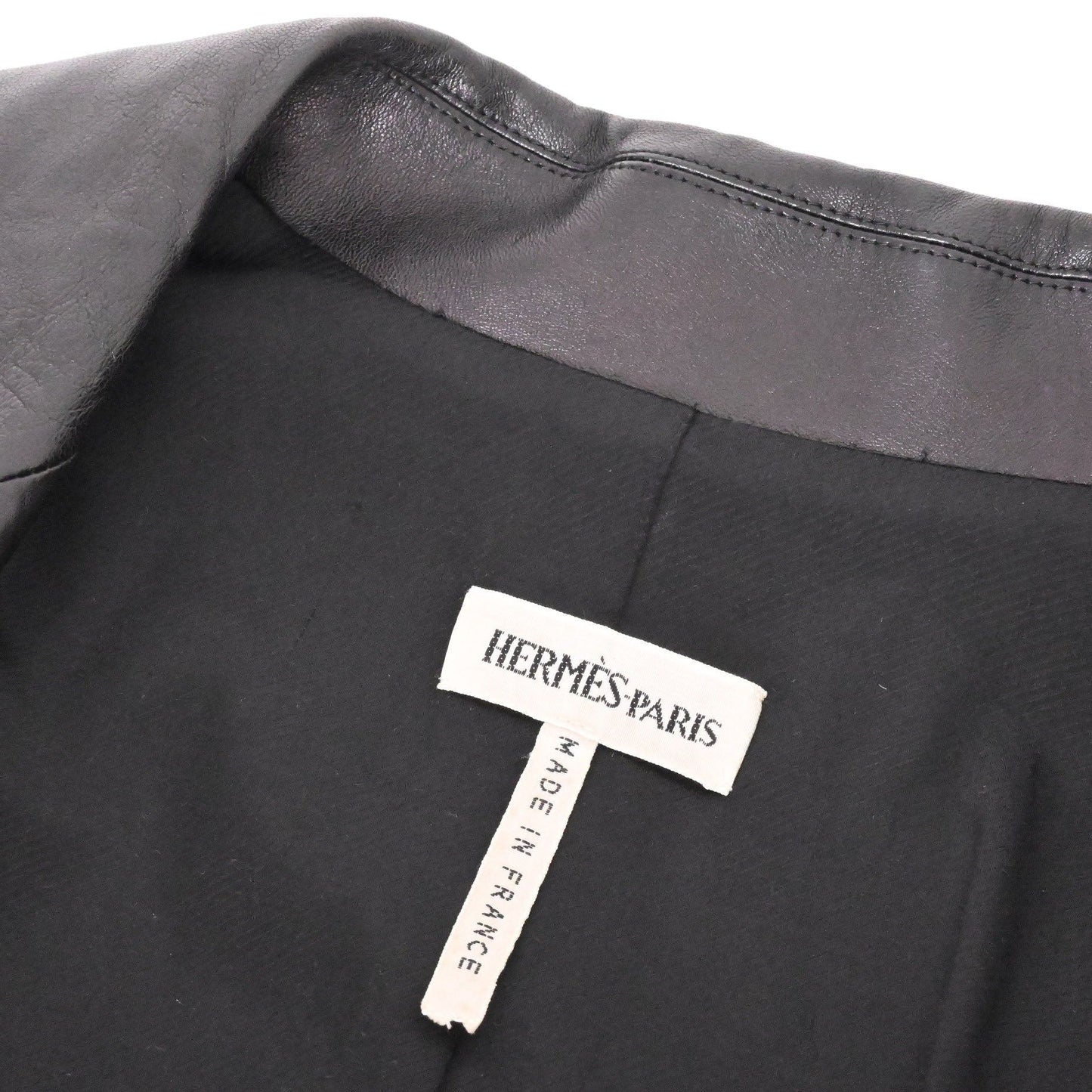 ベルテッドコート　ラム　ブラック　38