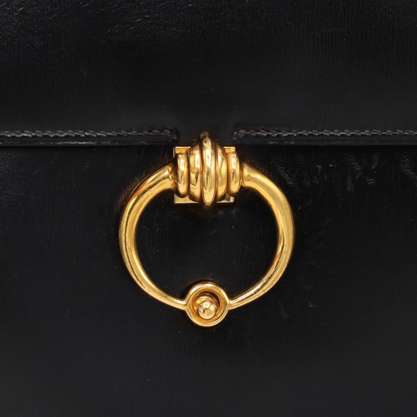 セクアナ22　ボックスカーフ　ブラック　GP　〇K刻印