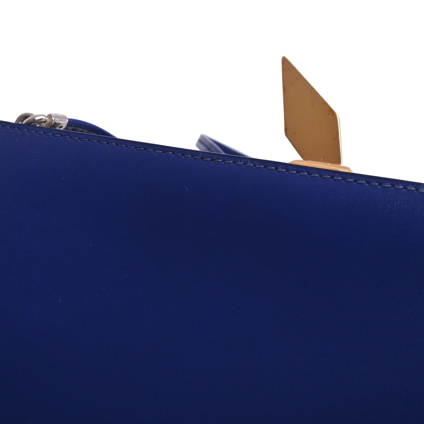 サックアマリース　フランス国旗　ボックスカーフ　ブルー　〇S刻印