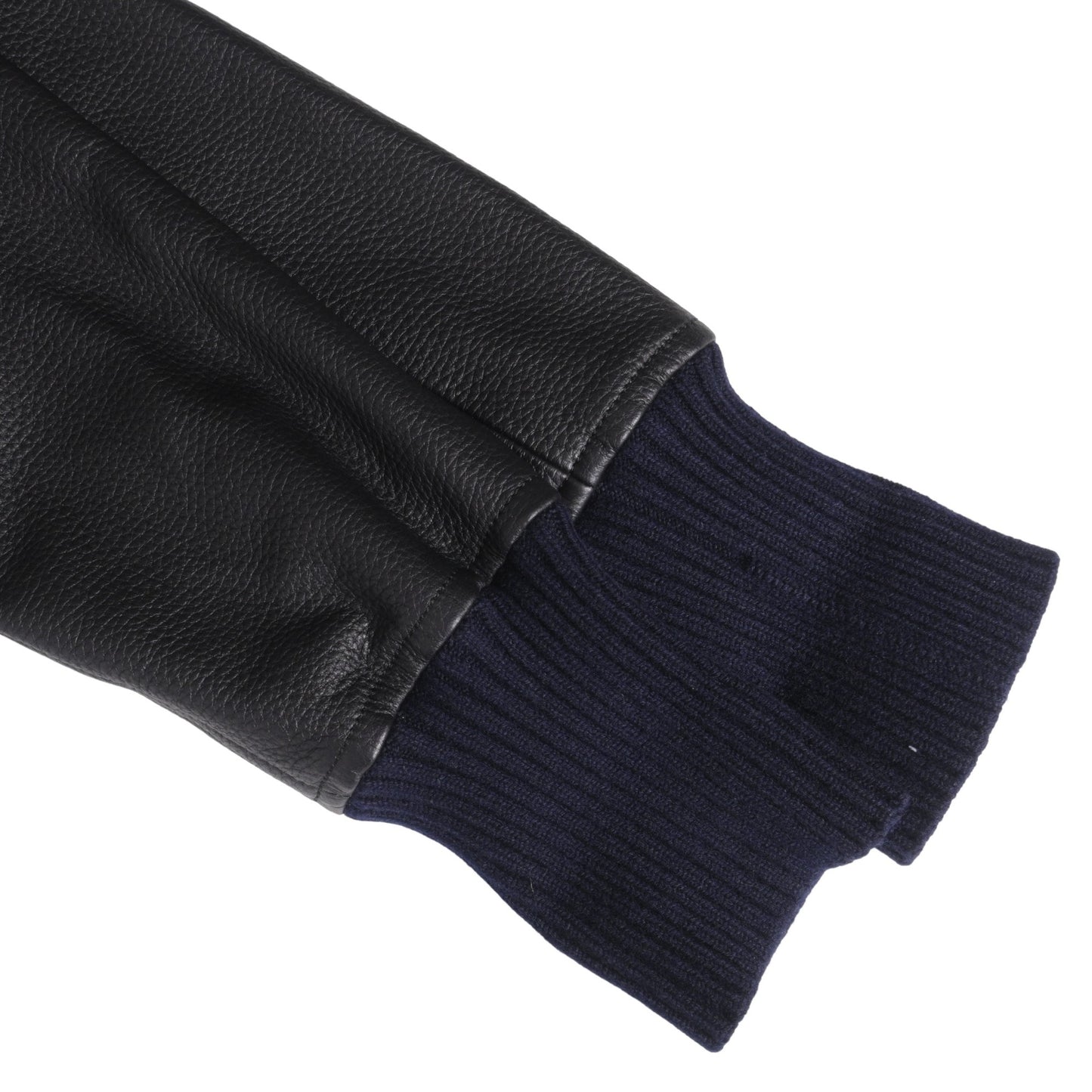 ブルゾン　カシミヤ　ディア　ネイビー　34