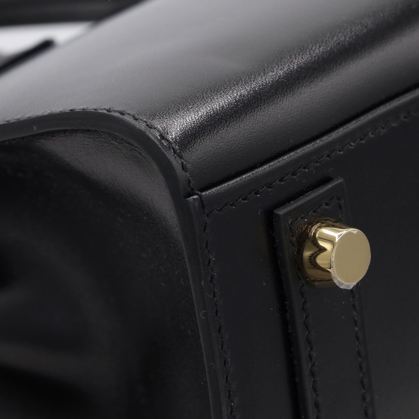 バーキン25　セリエ　ボックスカーフ　ブラック　GP　W刻印