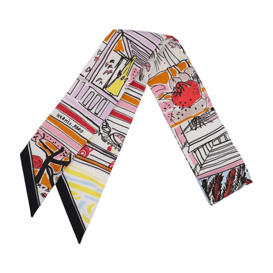 ツイリー　レイユール・デテ　シルク　マルチカラー