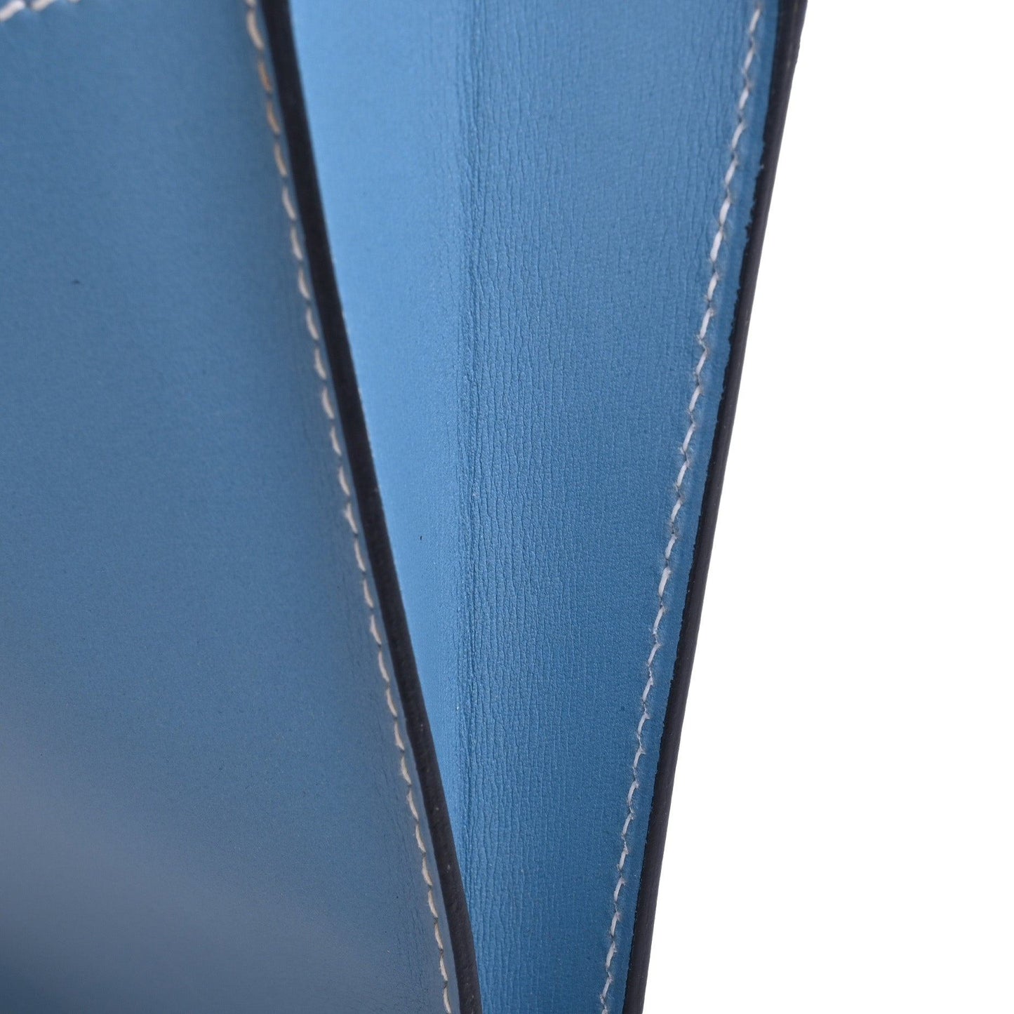 ポシェットリオ　ボックスカーフ　ブルージーン　SS　□B刻印