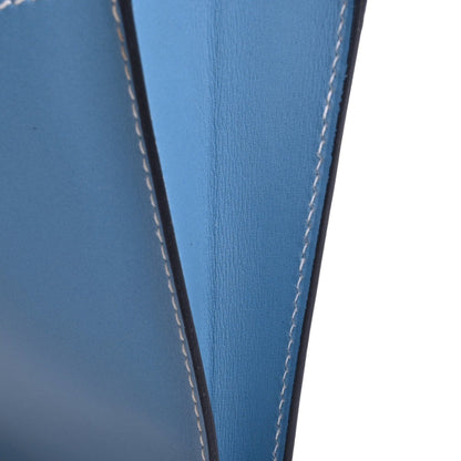 ポシェットリオ　ボックスカーフ　ブルージーン　SS　□B刻印