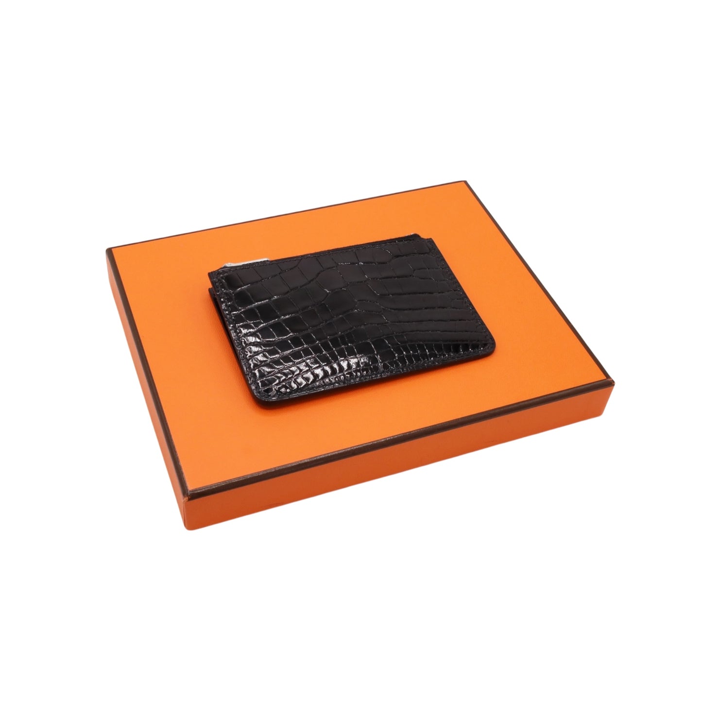 コンスタンススリム　アリゲーター　ブラック　SS　B刻印