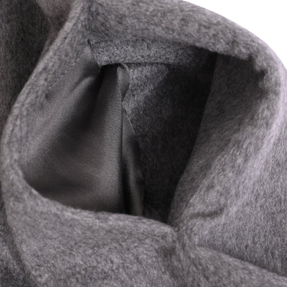 ベルテッドコート　カシミヤ　グレー　ベージュ　38