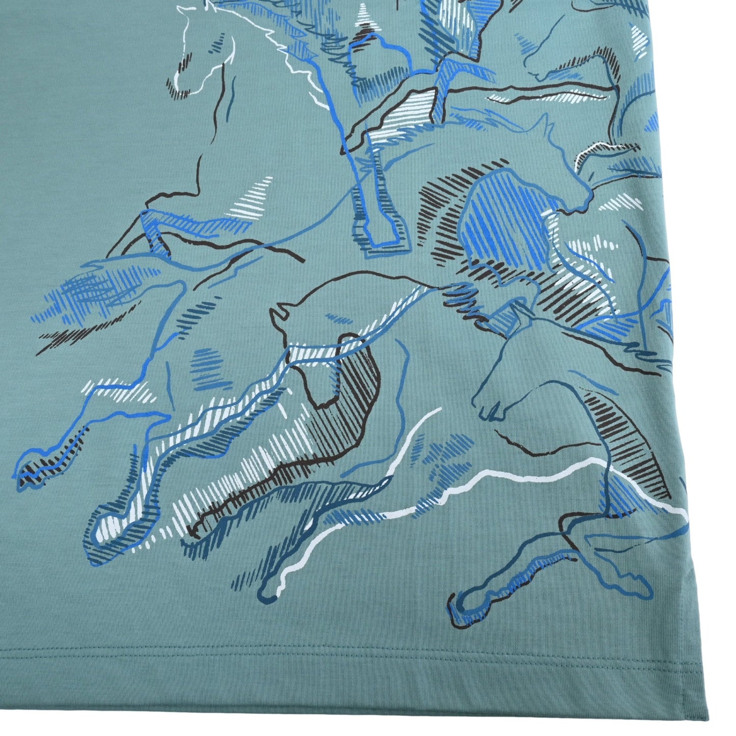 Tシャツ　カヴァルカード　コットン　ミント　S