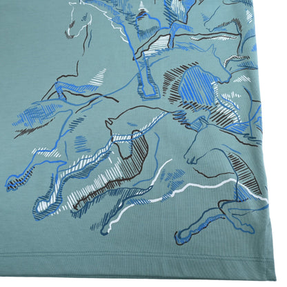 Tシャツ　カヴァルカード　コットン　ミント　S