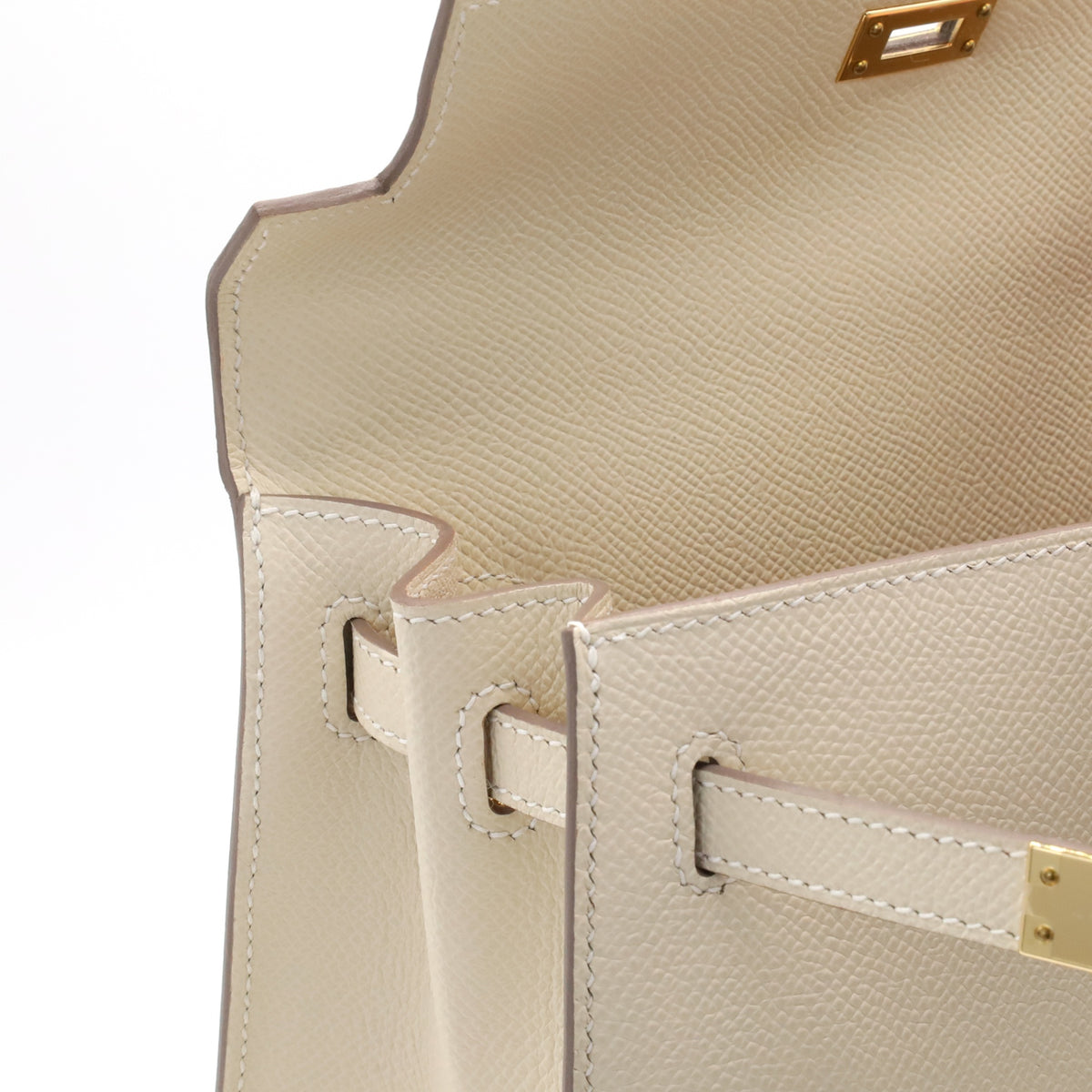 Kelly 25 Vo-Epsom　CraieChampagne gold hardware KStamp