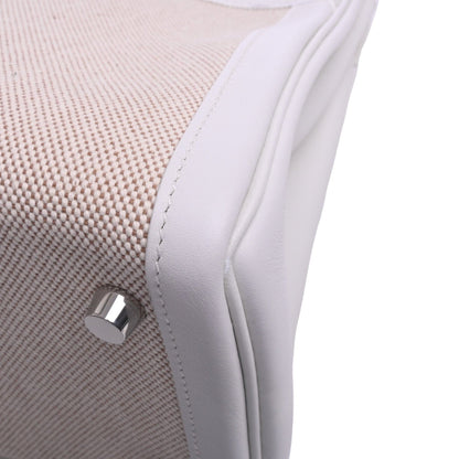 Kelly 28 Voor Swift Toile Ash White □K engraved