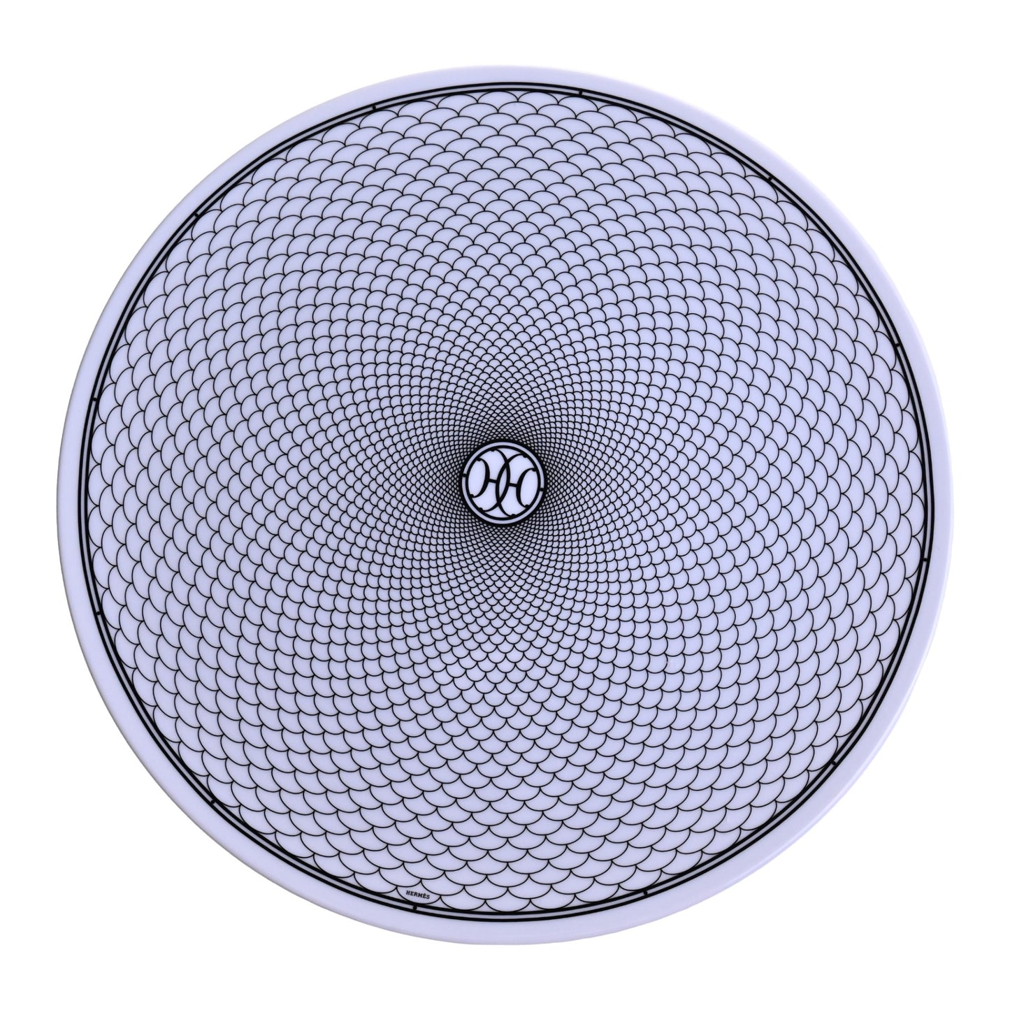 アッシュデコ　ディナープレート　ペア　ルージュ　ブラック