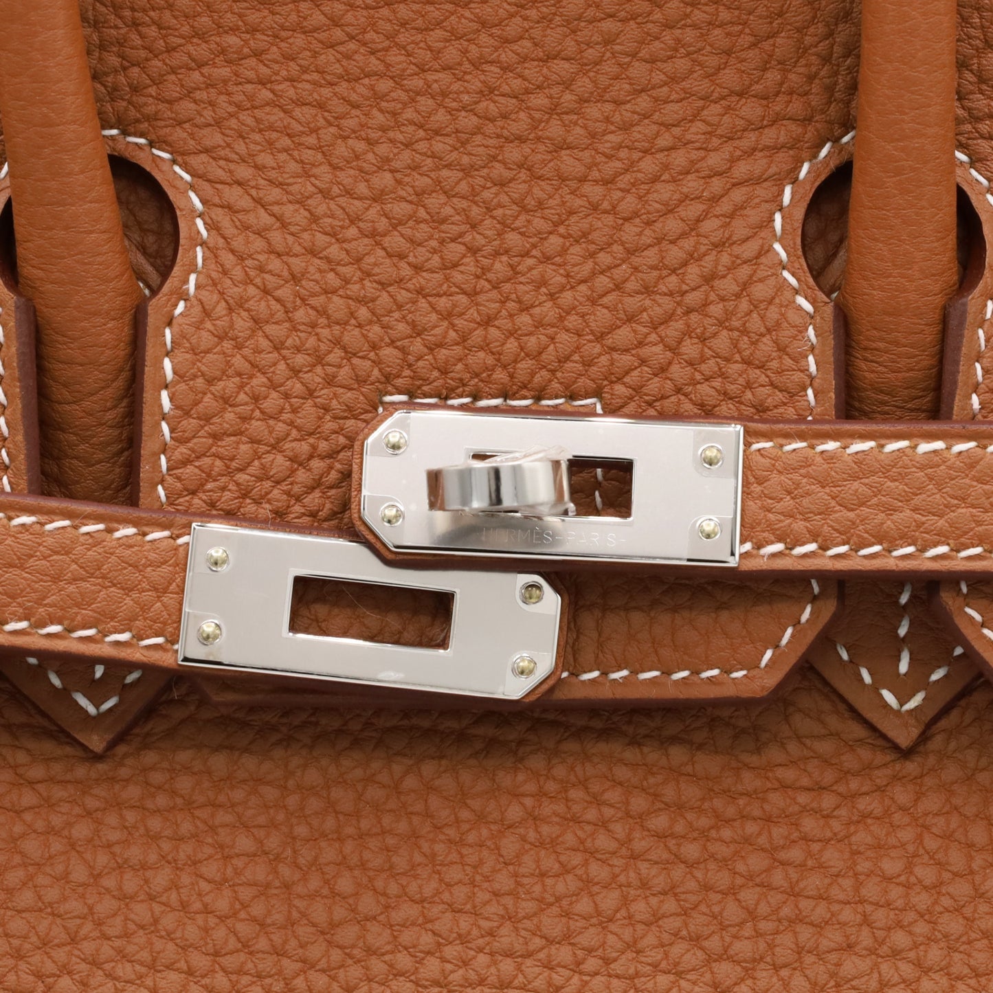 Birkin 25 Togo Gold SS KStamp