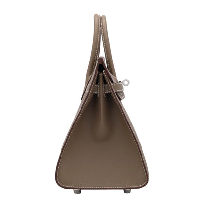 バーキン25　セリエ　ヴォーエプソン　エトゥープ　SS　U刻印