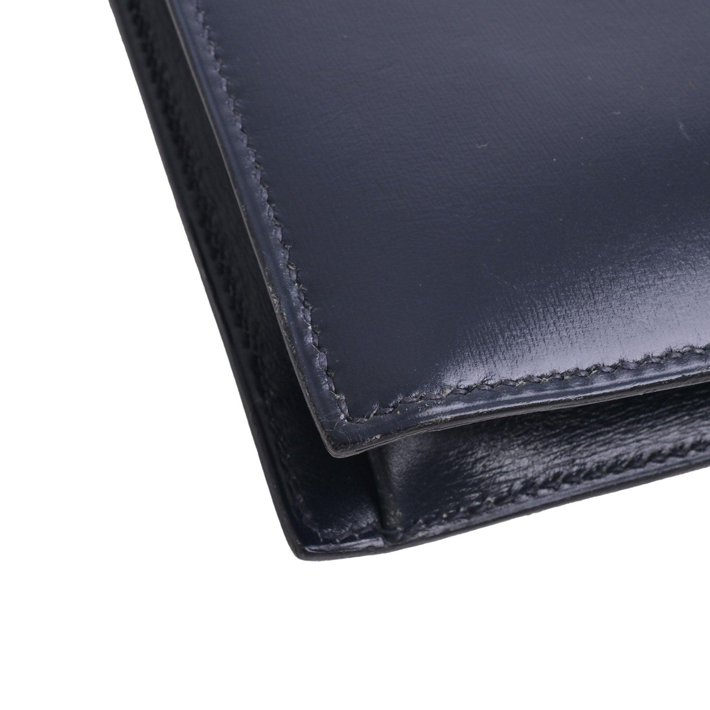 アルカザール　ボックスカーフ　ブルーインディゴ　GP　〇Ｎ刻印