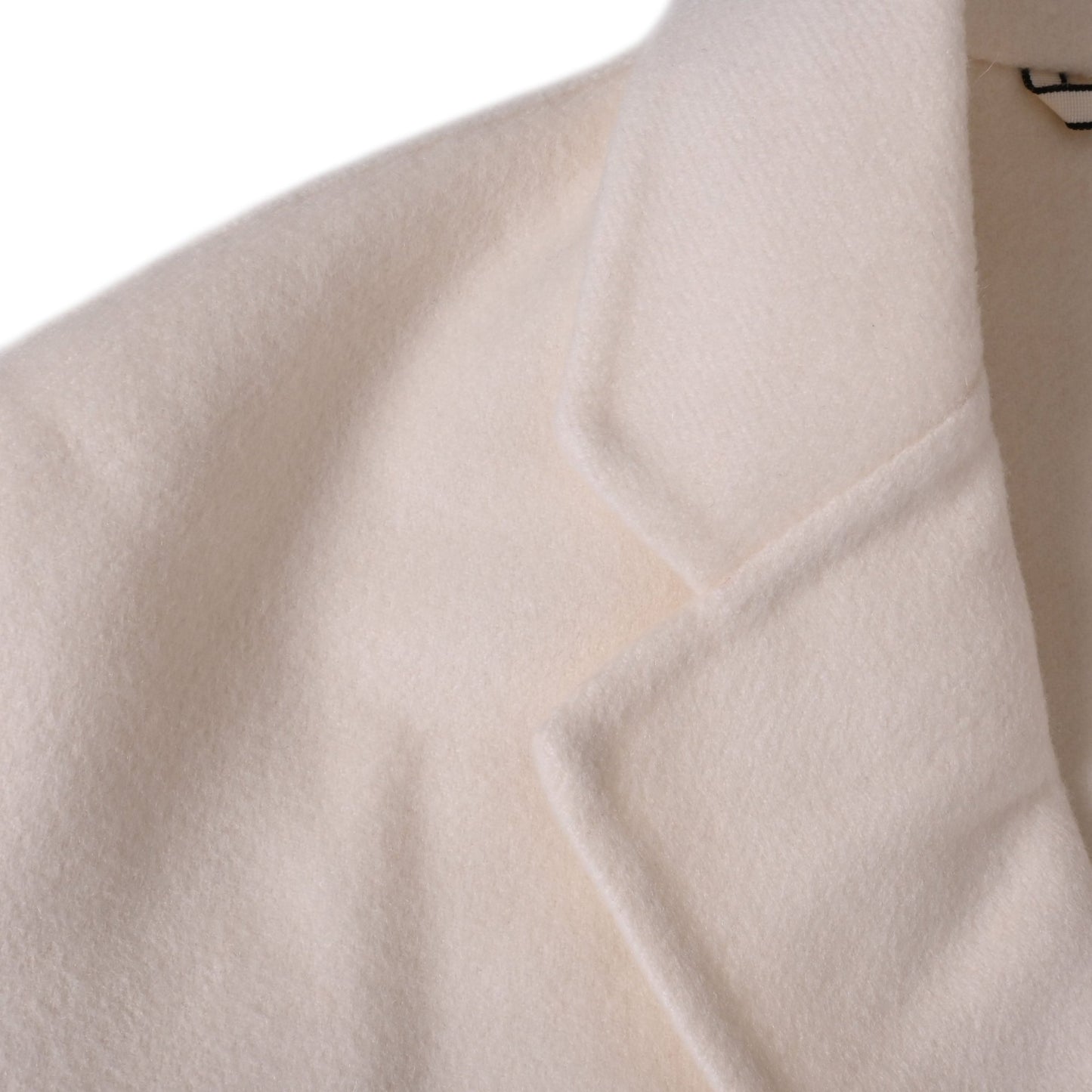 チェスターコート　カシミヤ　ホワイト　38