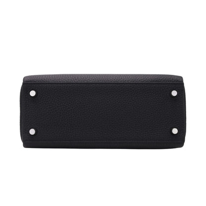 Kelly 25 Togo Black SS K stamp