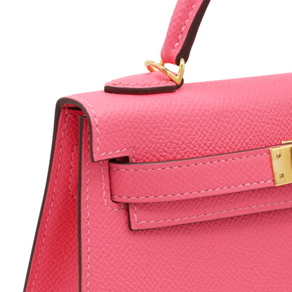 Mini Kelly 2 Vaux Epson Rose Lipstick GP D stamp