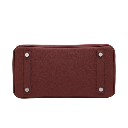 Birkin 25 Togo Rouge Ash SS K stamp