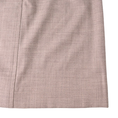 裙子羊毛米色38