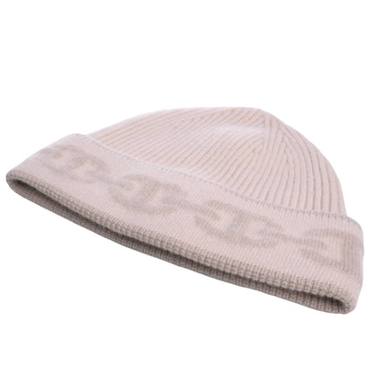 Heaven knit cap cashmere beige L