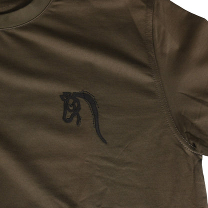T-shirt, Horse Emblem, Cotton, Khaki, L