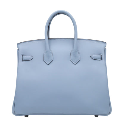 バーキン25　ヴォースイフト　ブルーラン　SS　W刻印