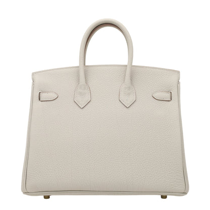 バーキン25　トゴ　パールグレー　GP　K刻印