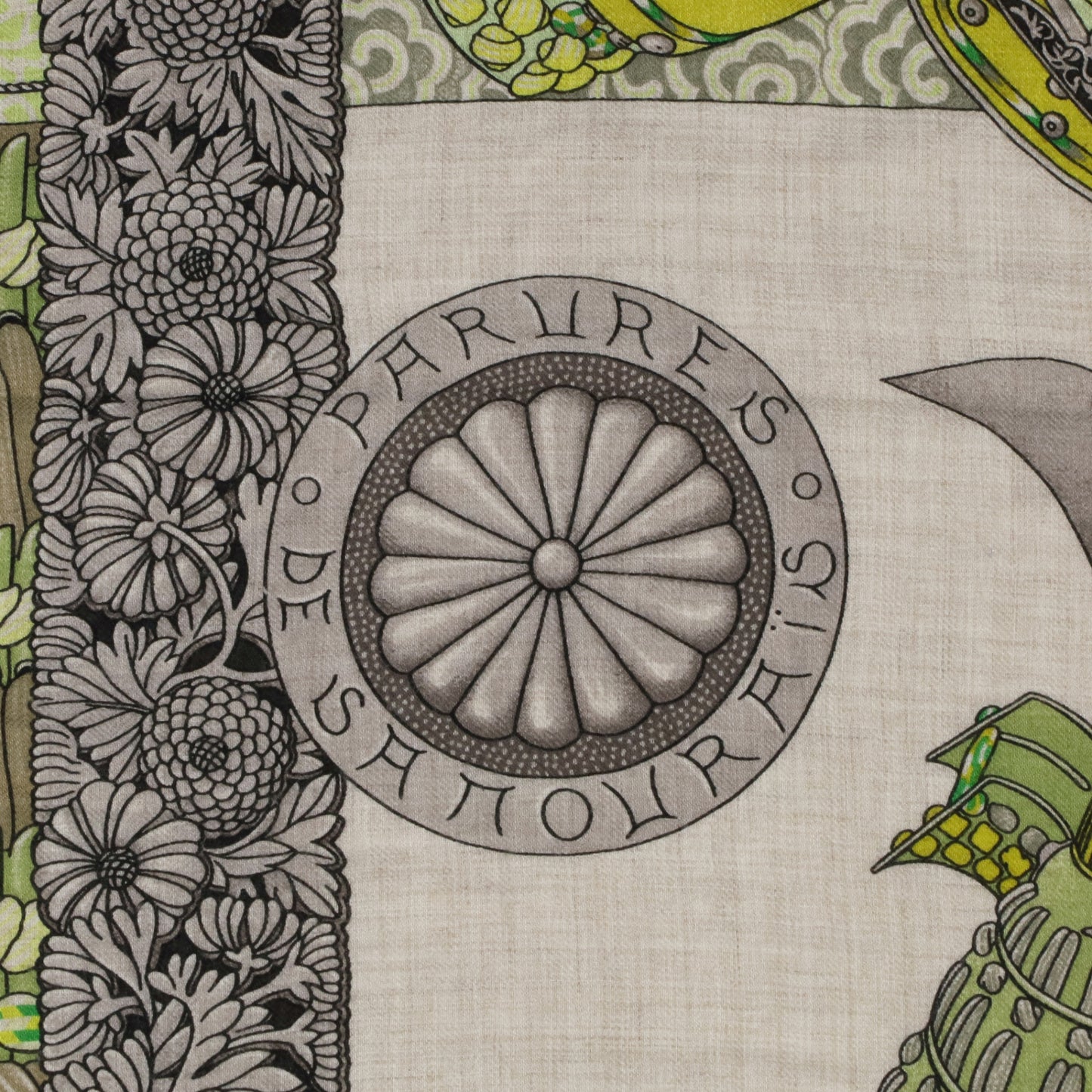 カレジェアン　侍の鎧兜　カシミヤ　グリーン