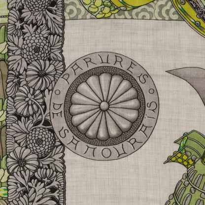 カレジェアン　侍の鎧兜　カシミヤ　グリーン