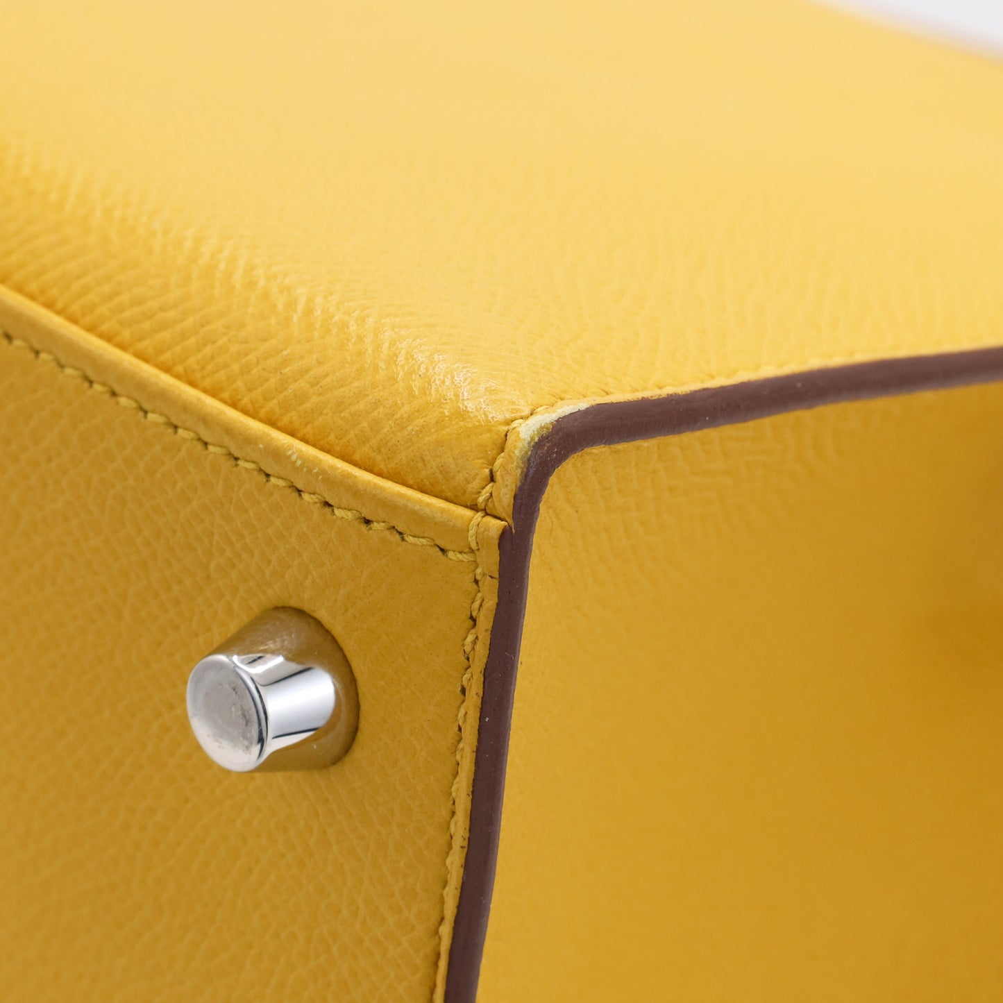 Kelly 25 Vaux Epson Jaune Ambre SS C刻印