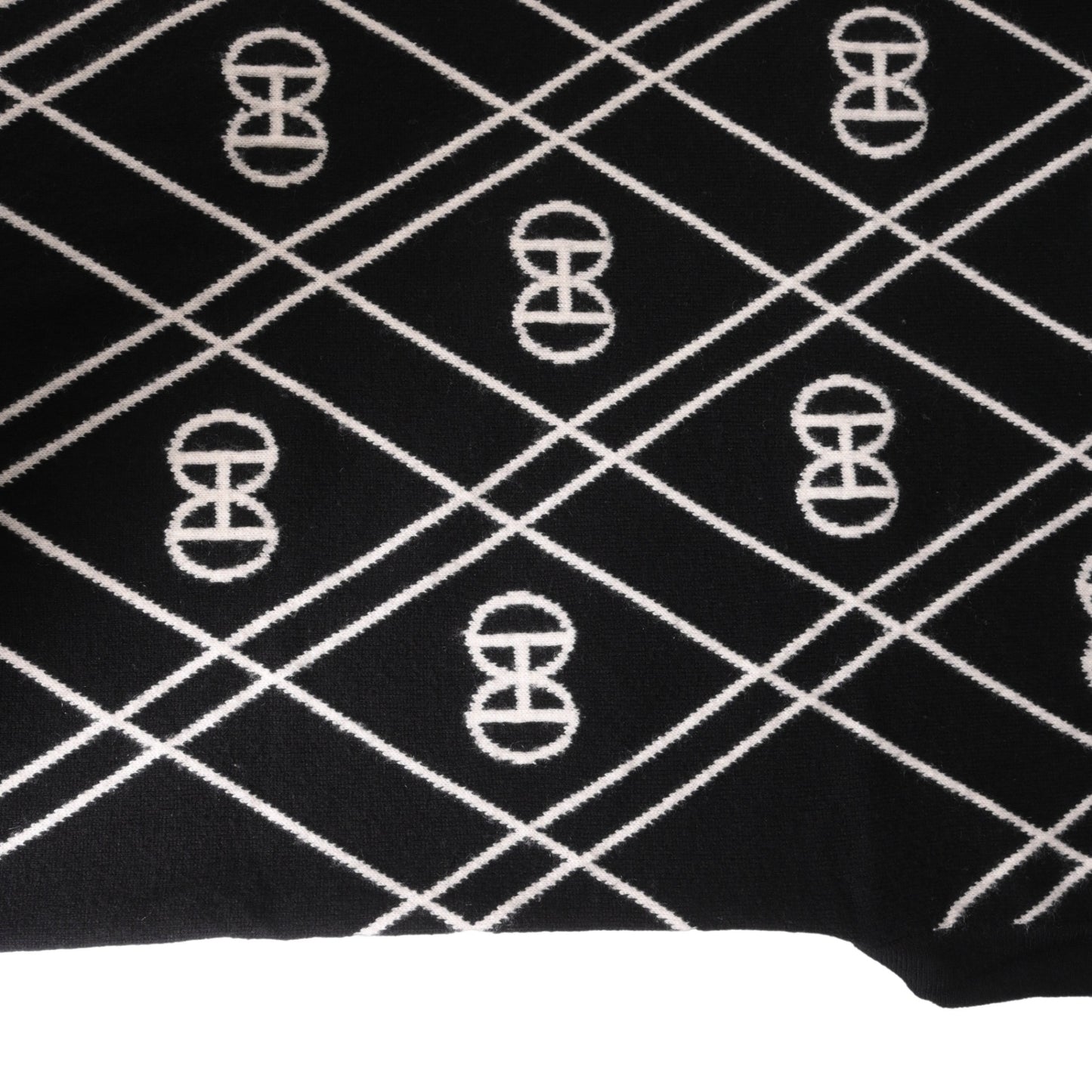 ニットワンピース　カシミヤ　ブラック　38