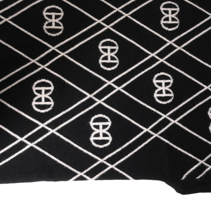 ニットワンピース　カシミヤ　ブラック　38