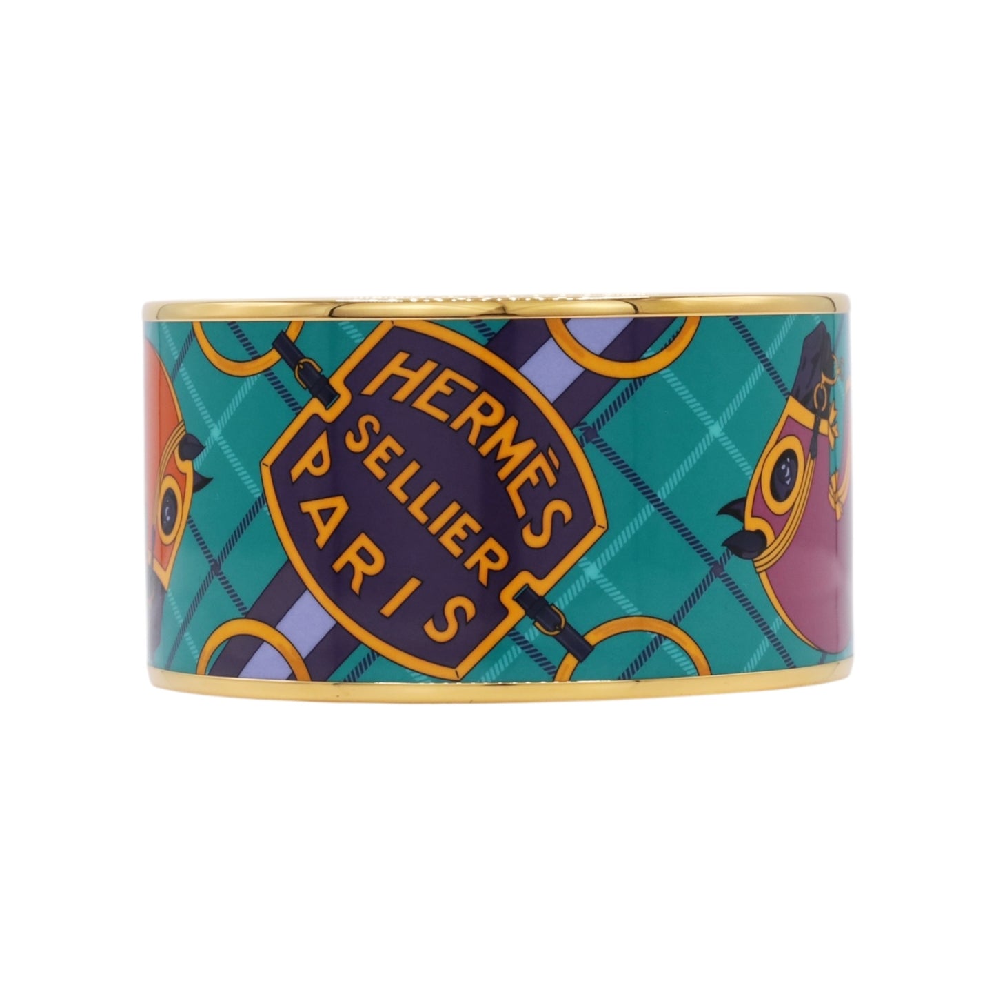 珐琅 TGM Hermes Sellier Paris GP 手镯