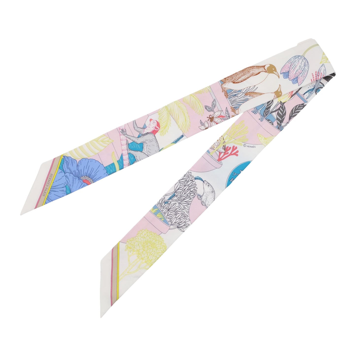 ツイリー　Precious Paradice　シルク　ホワイト