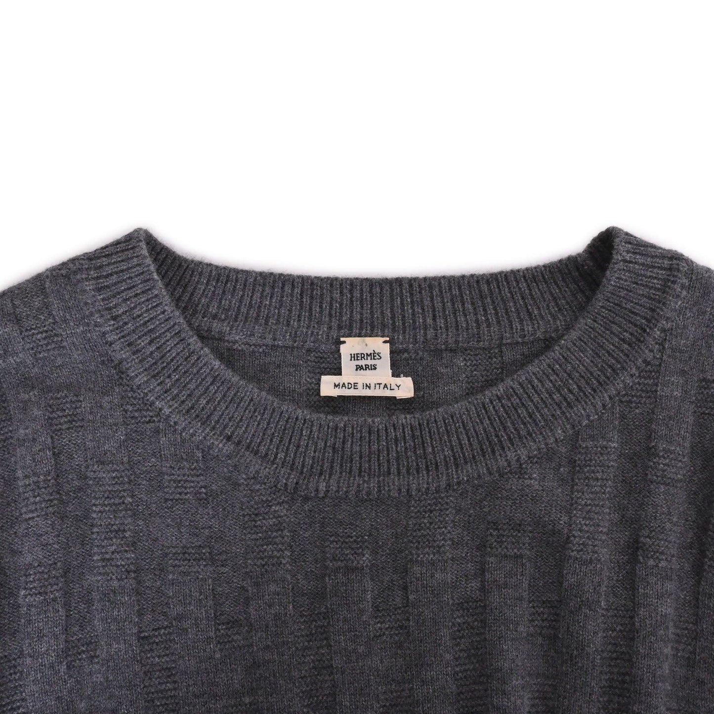 针织连衣裙，羊毛，灰色，36