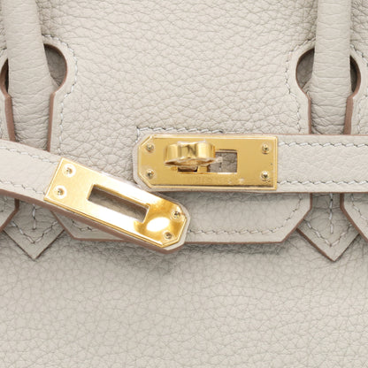 バーキン25　トゴ　パールグレー　GP　K刻印