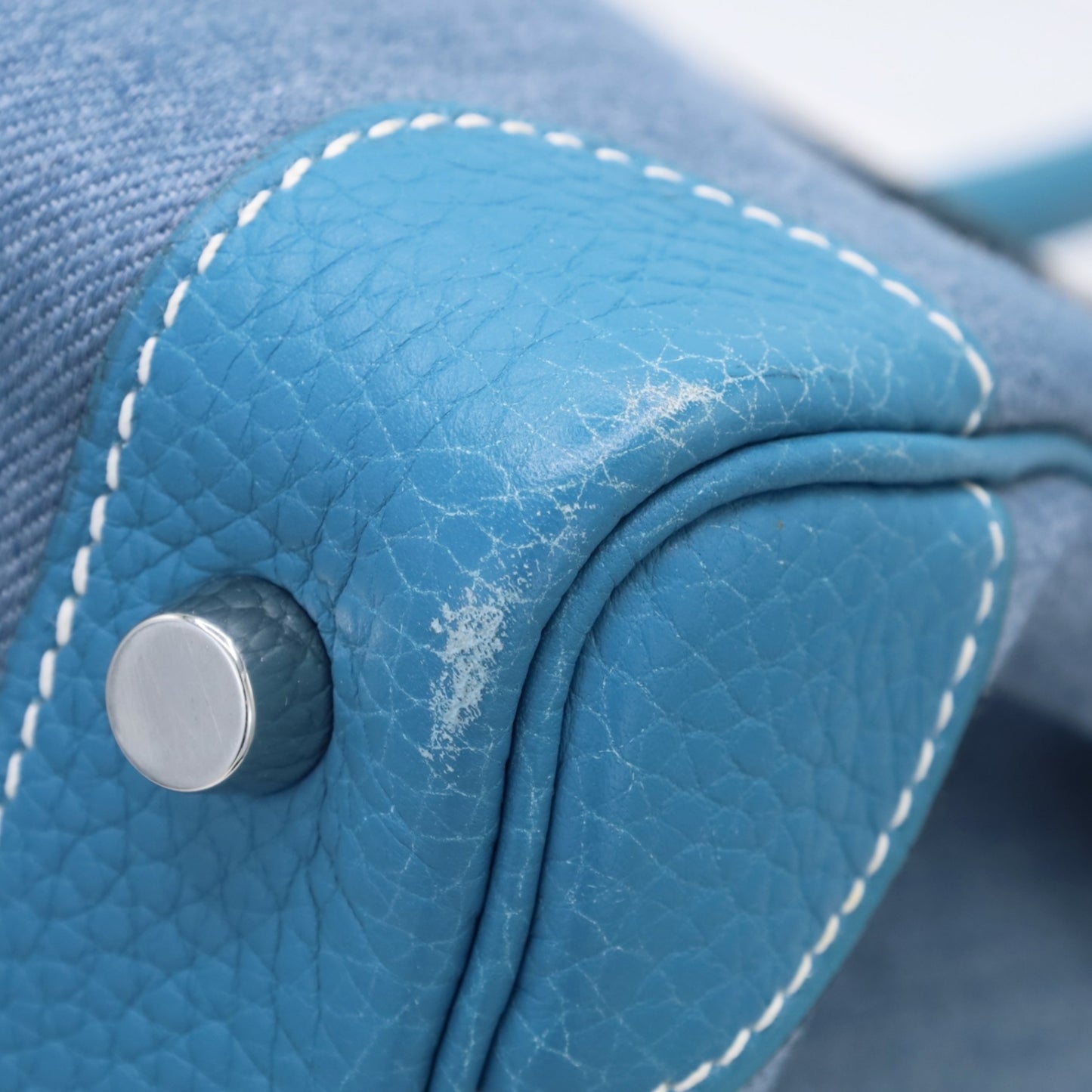 バーキン30　トワルジーン　トゴ　ブルージーン　SS　□J刻印