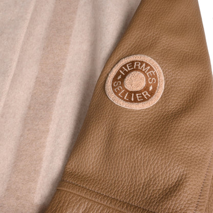 ロングブルゾン　カシミア　ディア　ベージュ　40