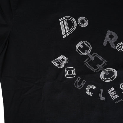 Tシャツ　Do Re Boucles　コットン　ブラック　38