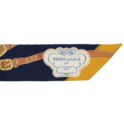 ツイリー　ブリッド・ドゥ・ガラアップケピケ　シルク　ネイビー