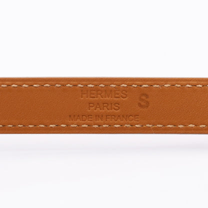 ケリー　レザーブレスレット　ドゥブルトゥール　ヴォースイフト　モーヴペール　ゴールド　GP　B刻印