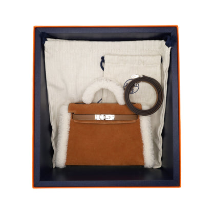 迷你凯莉包 2 泰迪沃斯威夫特木桐灰麂皮本色阿尔赞 SS B 邮票