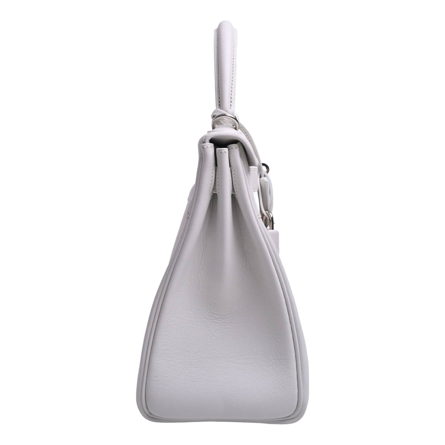 Kelly 28 Voor Swift Toile Ash White □K engraved