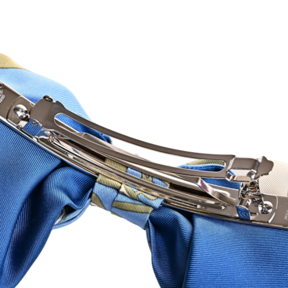 グルネル・エクスリブリス　バレッタ　シルク　ブルー