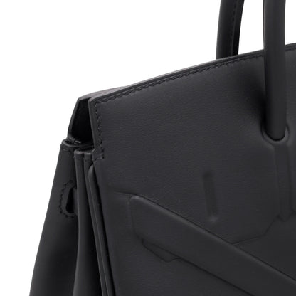 Shadow Birkin 25 Vaux Swift Black SS K stamp