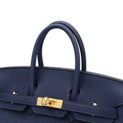 バーキン25　トゴ　ブルーアビス　GP　K刻印