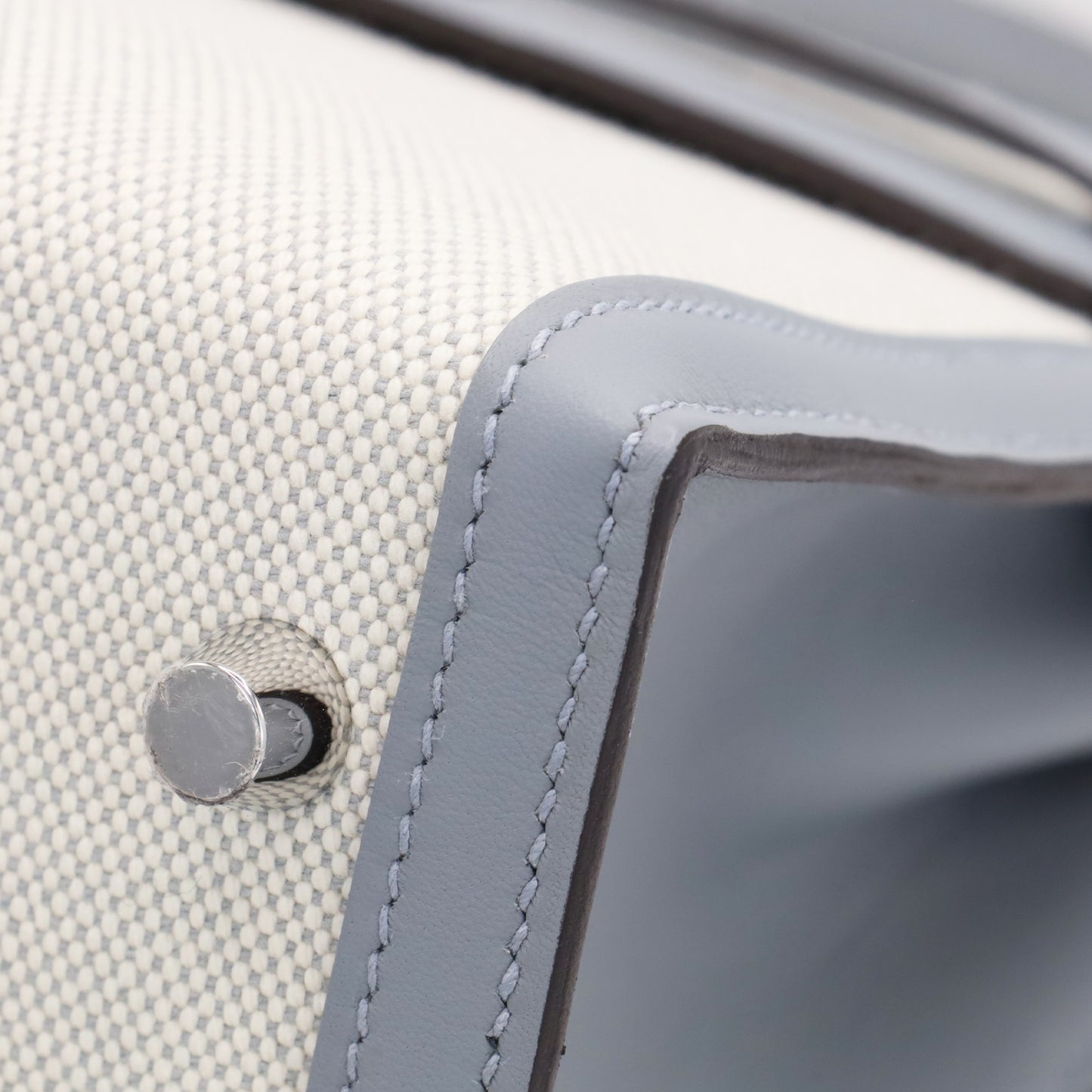 ケリー25　トワルアッシュ　ヴォースイフト　ブルーグラシエ　エクリュ　SS　K刻印